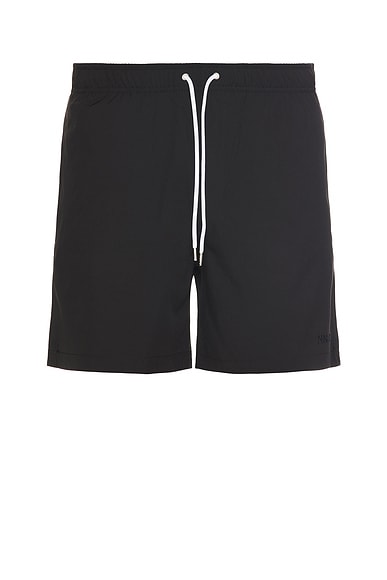 Our Legacy Drape Tech Trunks in Black | FWRD