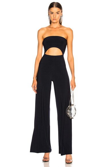 for FWRD Strapless Cut Out Jumpsuit