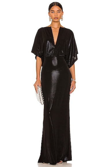 Norma Kamali Obie Gown in Black