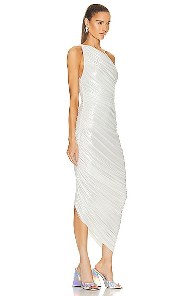 Shop Norma Kamali Diana Gown In Pearl