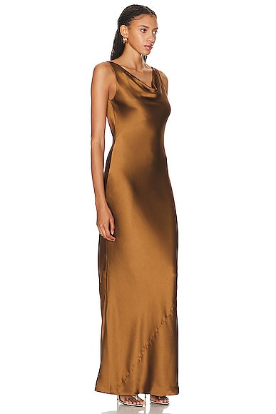 Shop Norma Kamali Maria Gown In Woods