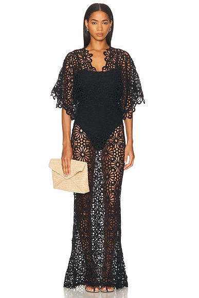 Norma Kamali Obie Gown in Black