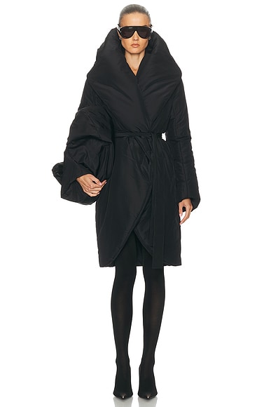 Shawl Collar Sleeping Bag Coat