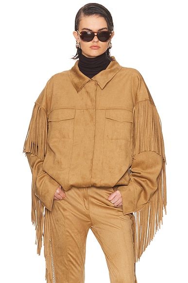 Fringe Oversized Jacket