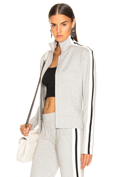 Norma kamali side stripe turtle jacket online