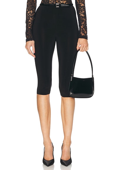 Norma Kamali Capri Legging in Black