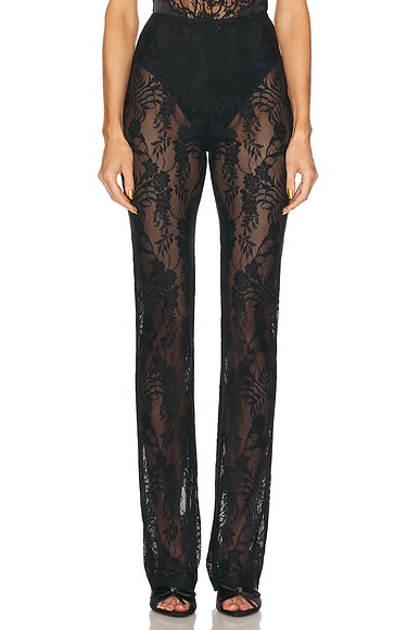 Norma Kamali Boot Pant in Black