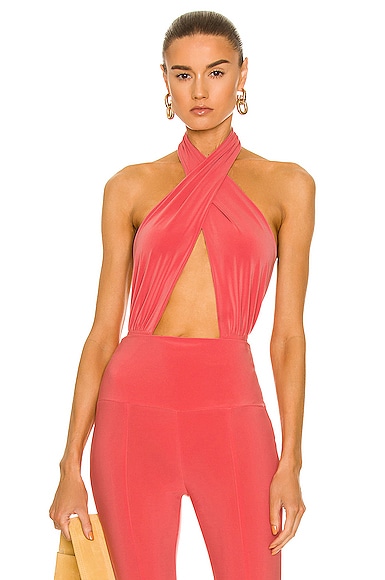 Norma Kamali Cayla Straight Leg Jumpsuit - Sleek Evening Wear