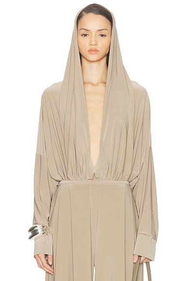 Hooded Super Oversized Boyfriend Bodysuit