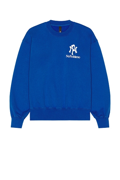 No Problemo Nyp Sweatshirt in Blue