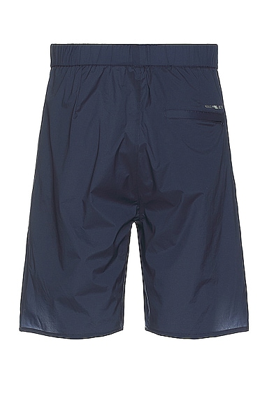 Shop Norse Projects Poul Light Nylon Shorts In Calcite Blue