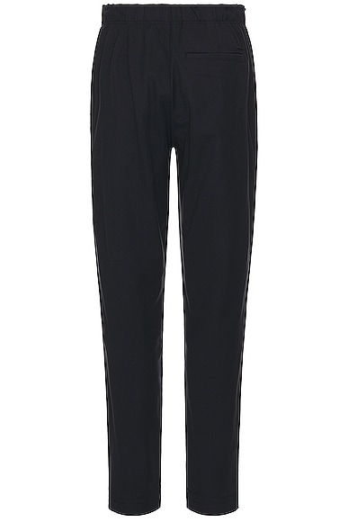 Shop Norse Projects Ezra Relaxed Cotton Wool Twill Trouser In Dark Navy