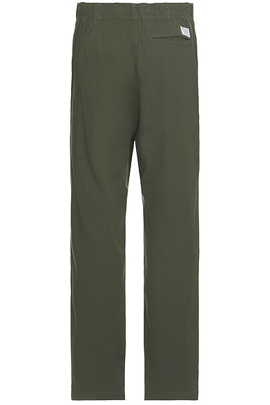 Shop Norse Projects Ezra Relaxed Organic Stretch Twill Trouser In Spruce Green