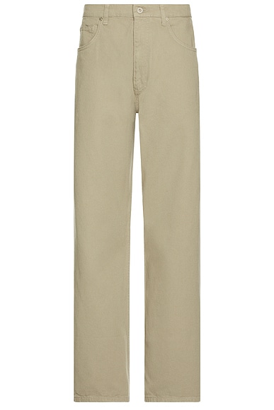 Norse Projects Mogens Relaxed 5 Pocket Heavy Twill Pants in Clay