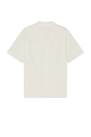 Shop Norse Projects Carsten Cotton Tencel Shirt In Enamel White