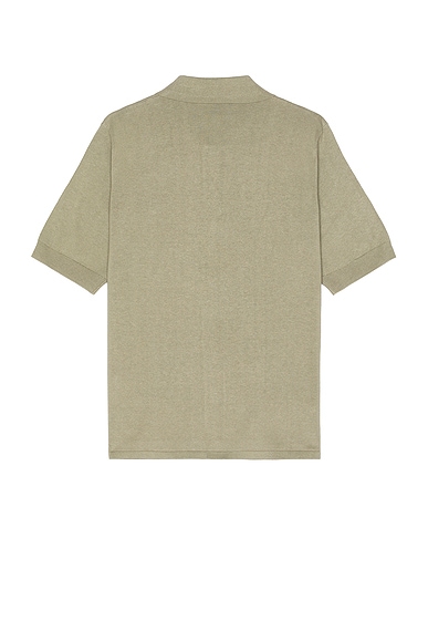 Shop Norse Projects Rollo Cotton Linen Short Sleeve Shirt In Clay