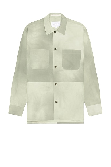 Norse Projects Ulrik Wave Dye Overshirt in Clay