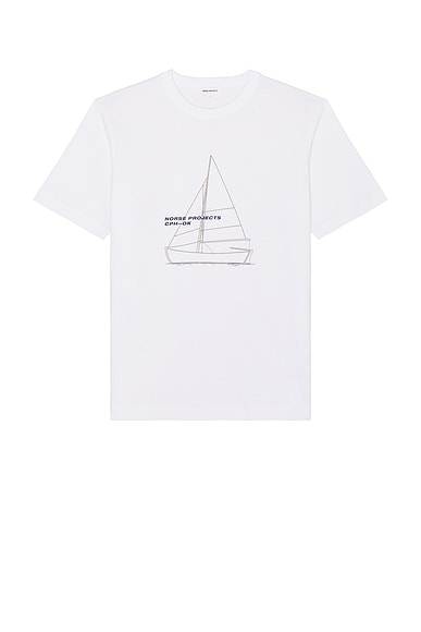 Holger Organic Boat Print T-Shirt