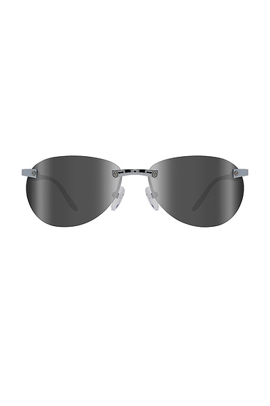 NRGY Voyager Sunglasses in Chrome & Graphite
