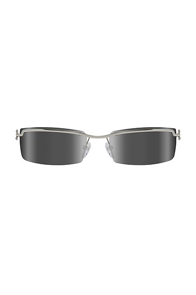 NRGY Riva Sunglasses in Chrome & Graphite