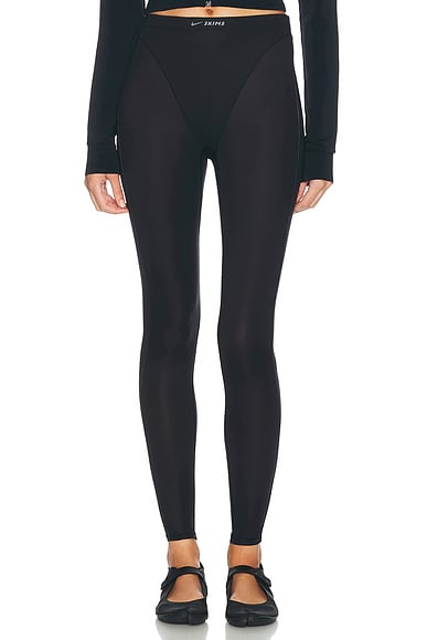 NikeSKIMS Weightless V-Panel Tight in Obsidian