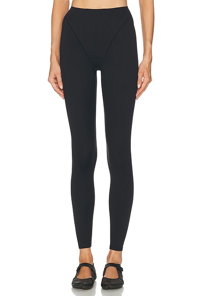 NikeSKIMS Matte Corset Tight in Obsidian