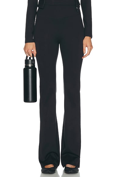 NikeSKIMS Matte Slim Flare Pant in Obsidian