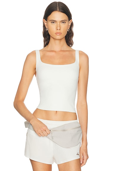 Matte Square Neck Tank Top