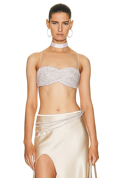 Nue Studio Eternity Bra Top in Crystal