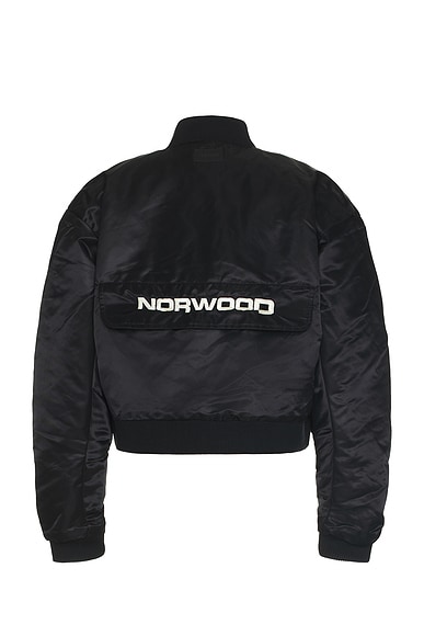 Shop Norwood Bomber Jacket In Black