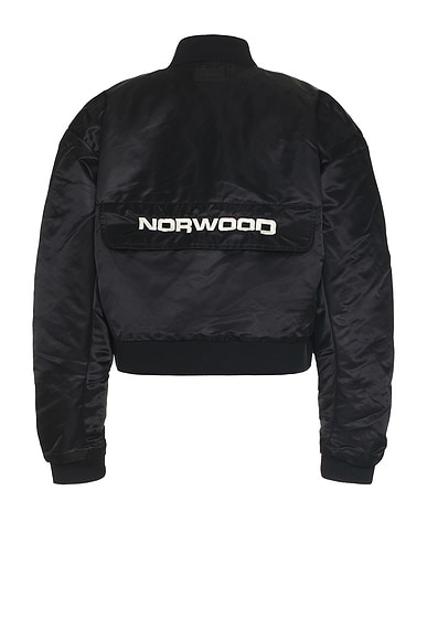 Shop Norwood Bomber Jacket In Black