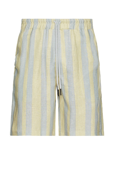 Mist Strata Nicola Linen Shorts