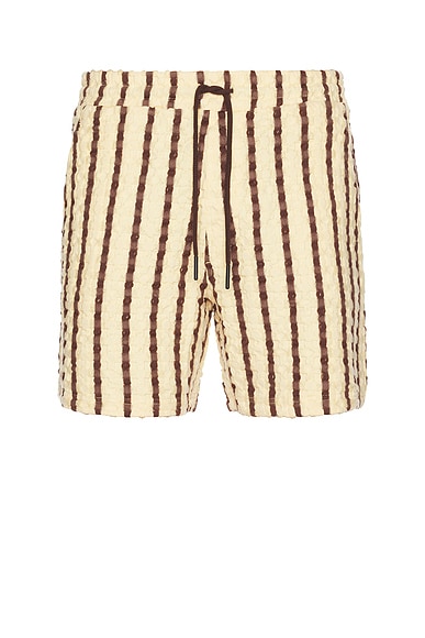 OAS Tartufo Porto Waffle Shorts in Multi