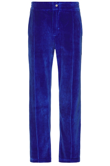 OAS Velour Pants in Azure