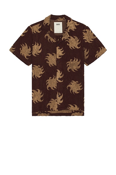Mocha Ember Cuba Terry Shirt