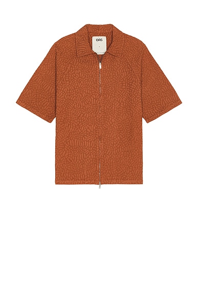 Terracotta Turleo Zack Full Zip Shirt