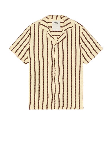 OAS Tartufo Cuba Waffle Shirt in Multi