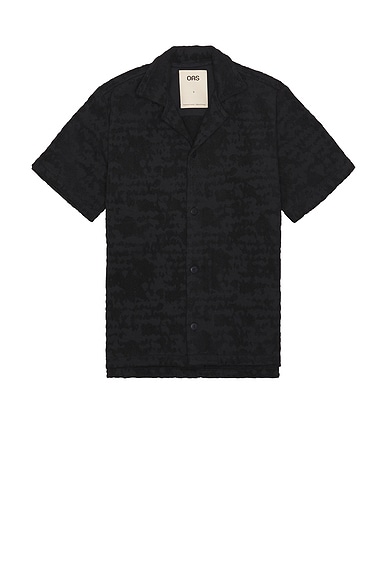 OAS Night Lagoon Cuba Terry Shirt in Blue