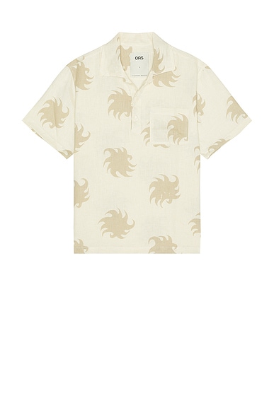 OAS Hazel Ember Girona Linen Shirt in White