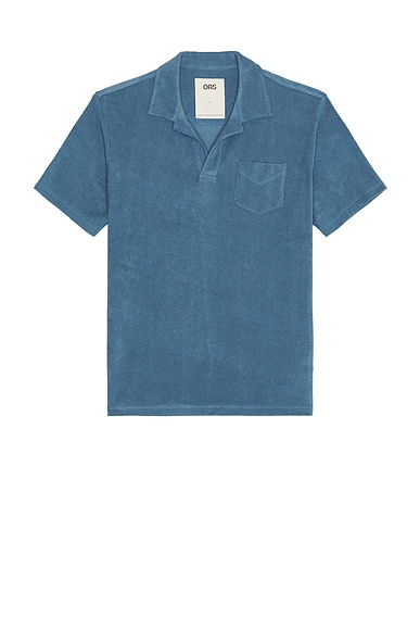 OAS Coronet Polo Terry Shirt in Blue