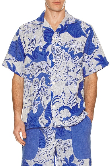 OAS Mystea Cuba Shirt in Blue