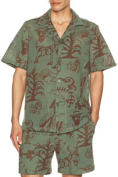 OAS Poplan Cuba Shirt in Green