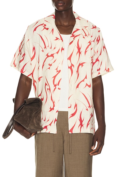 OAS Tribalo Cuba Shirt in Red