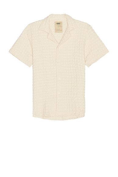 Ecru Cuba Waffle Shirt