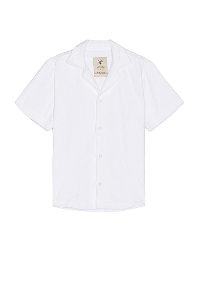OAS Cuba Terry Shirt in White