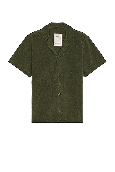 Cuba Terry Shirt in Army