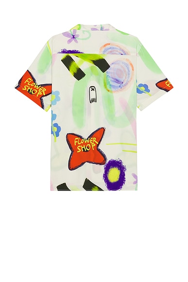 Oas Flower Shop Viscose Shirt In Multi