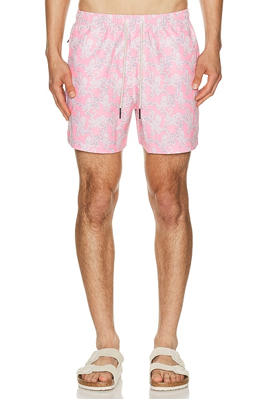 Pink Octo Swim Shorts
