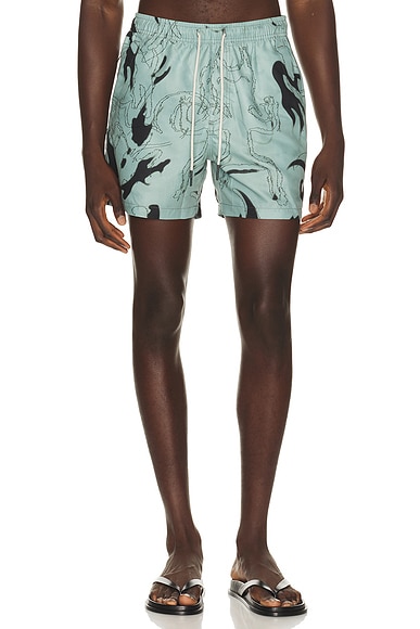 OAS Guardo Swim Shorts in Green