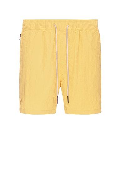 OAS Nylon Swim Shorts in Yellow
